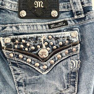 Mid Rise Skinny Miss Me Jeans